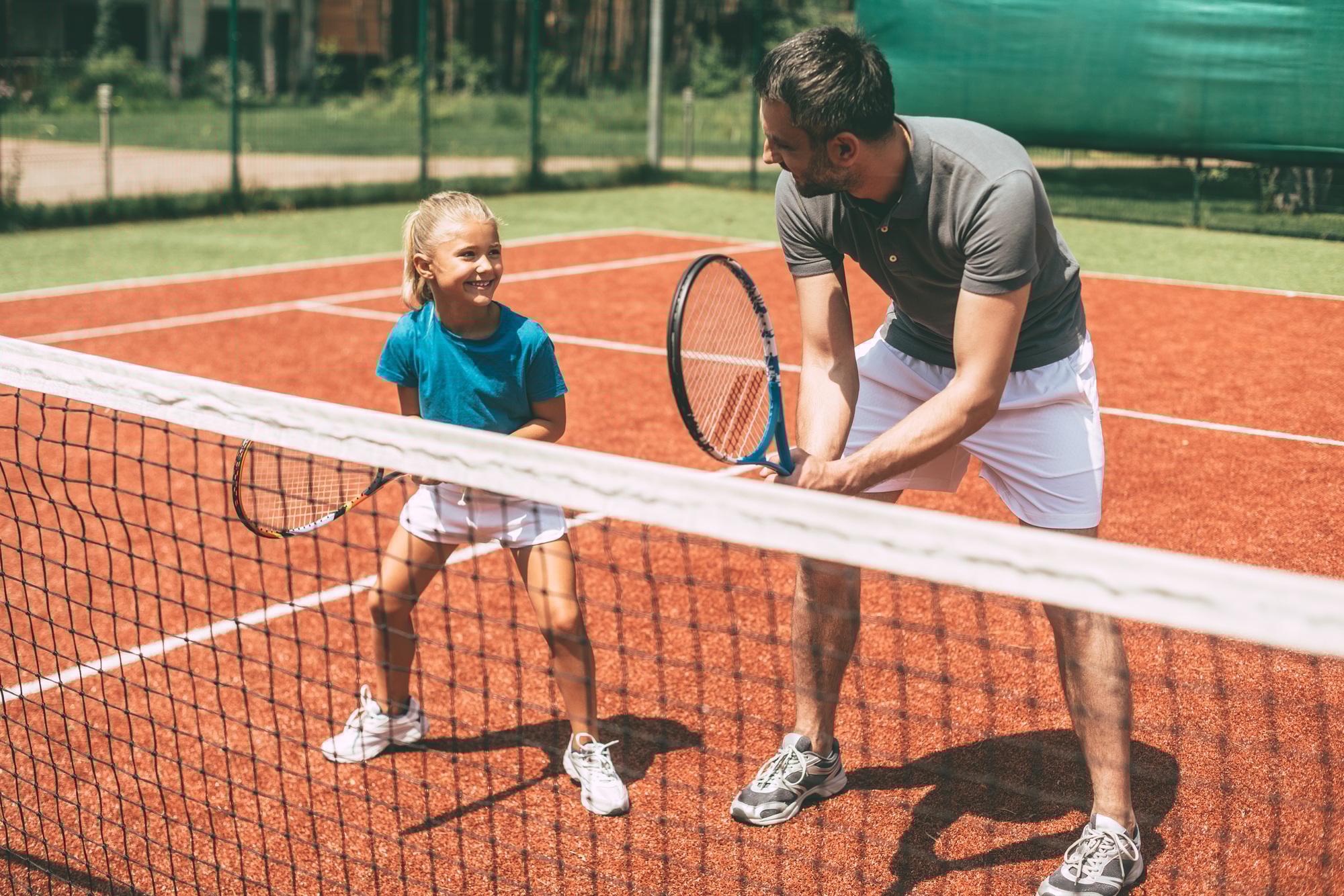 Entrenamiento de tenis.
